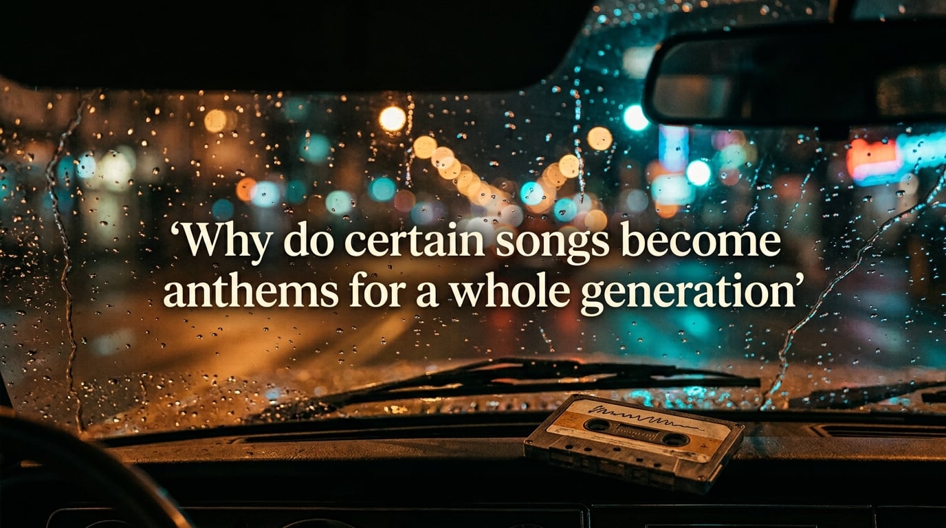 Why do certain songs become anthems for a whole generation