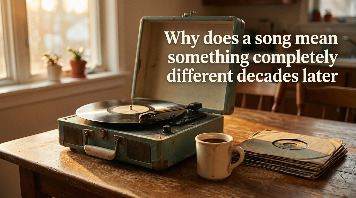 Why does a song mean something completely different decades later