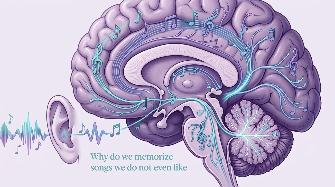 Why do we memorize songs we do not even like