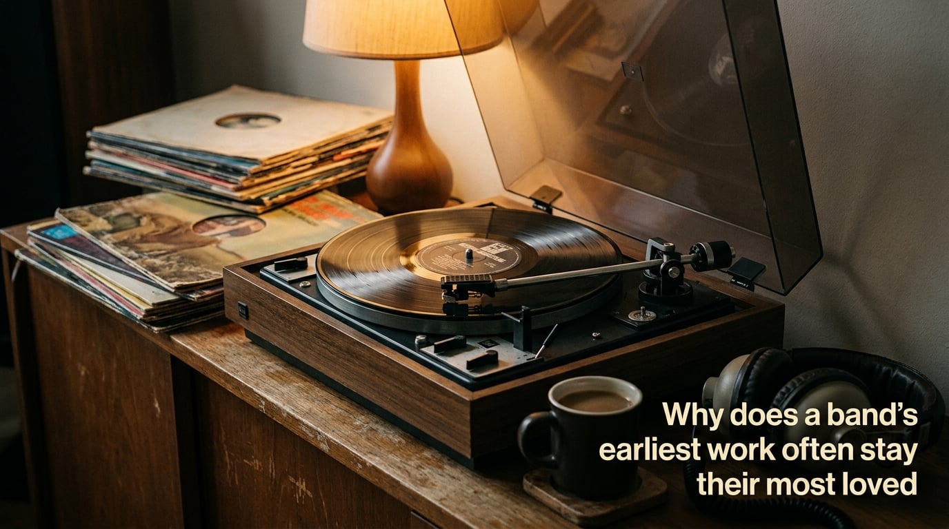 Why does a band's earliest work often stay their most loved