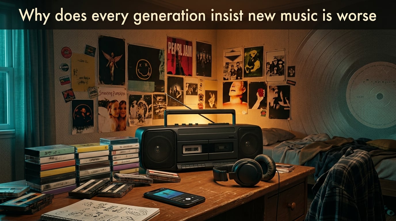 Why does every generation insist new music is worse