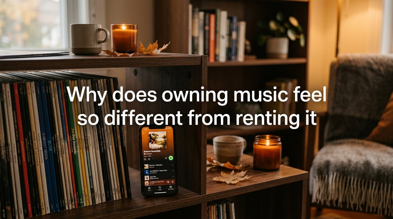 Why does owning music feel so different from renting it