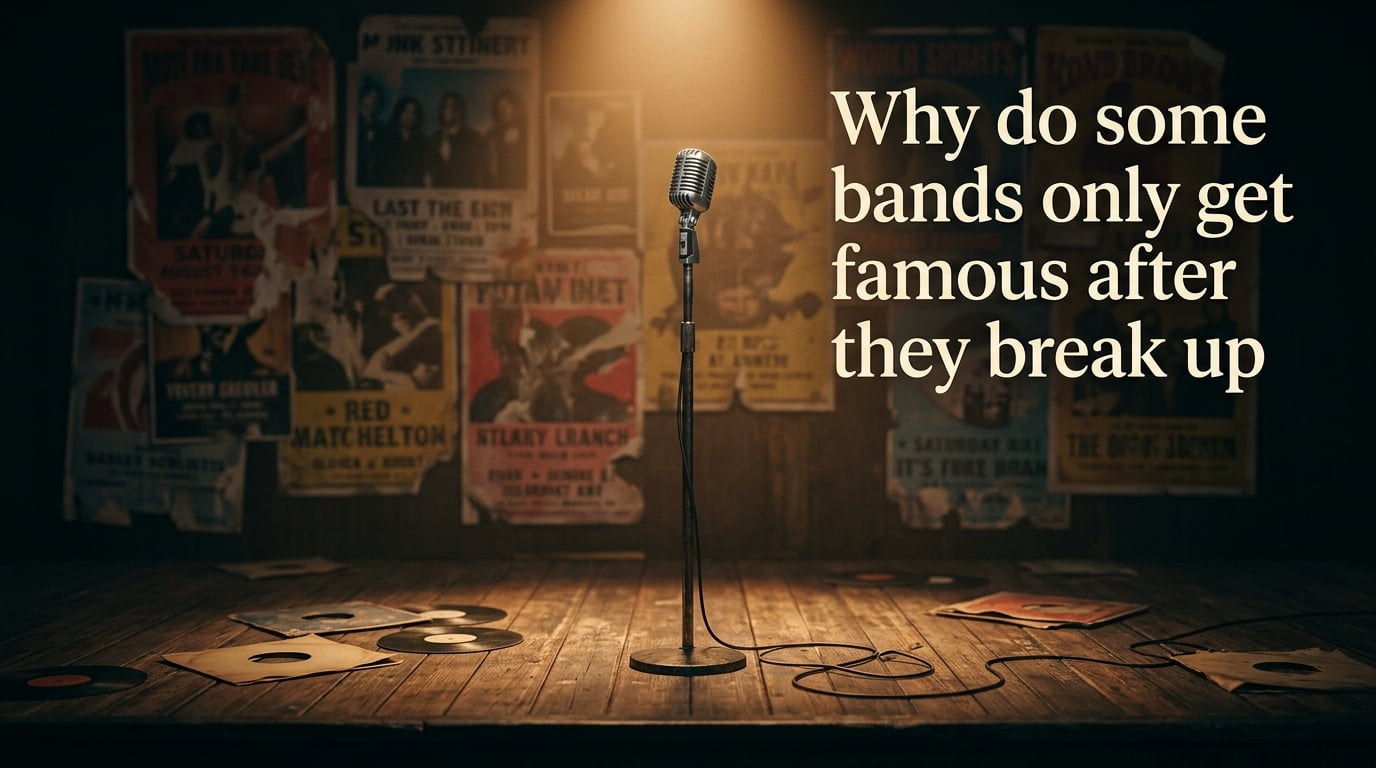 Why do some bands only get famous after they break up