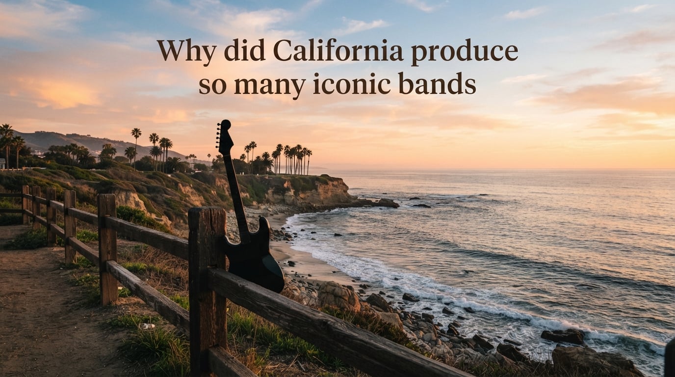 Why did California produce so many iconic bands